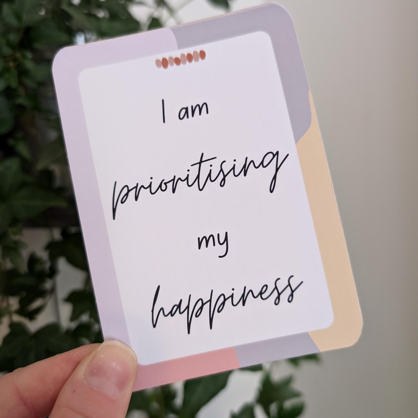 Boho Daily Affirmation Cards | Self Care Gift Set | Positive Mindset Cards - Jessie's Art Shop