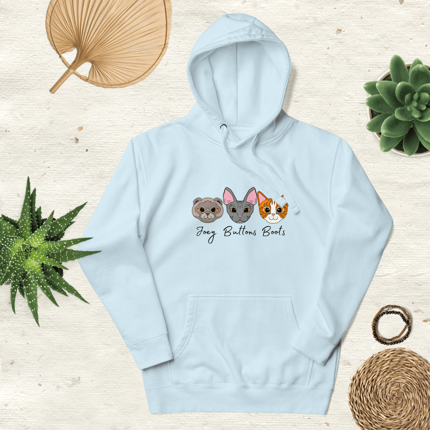 Custom Pet Portrait Hoodie | Personalized Dog & Cat Breed Gift - Jessie's Art Shop