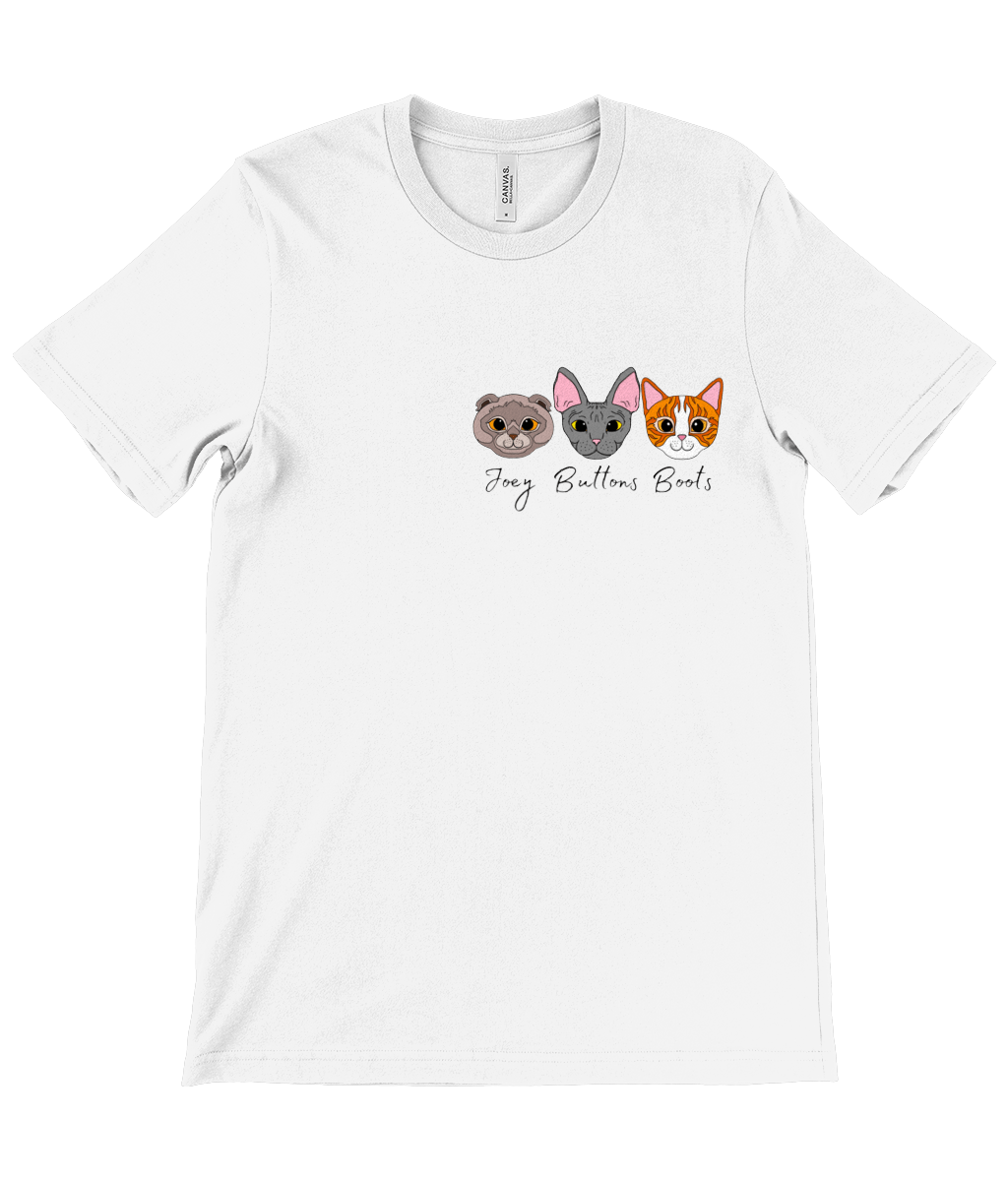 Custom Pet Portrait T-Shirt | 40+ Dog & Cat Breeds | Premium Eco Tee - Jessie's Art Shop