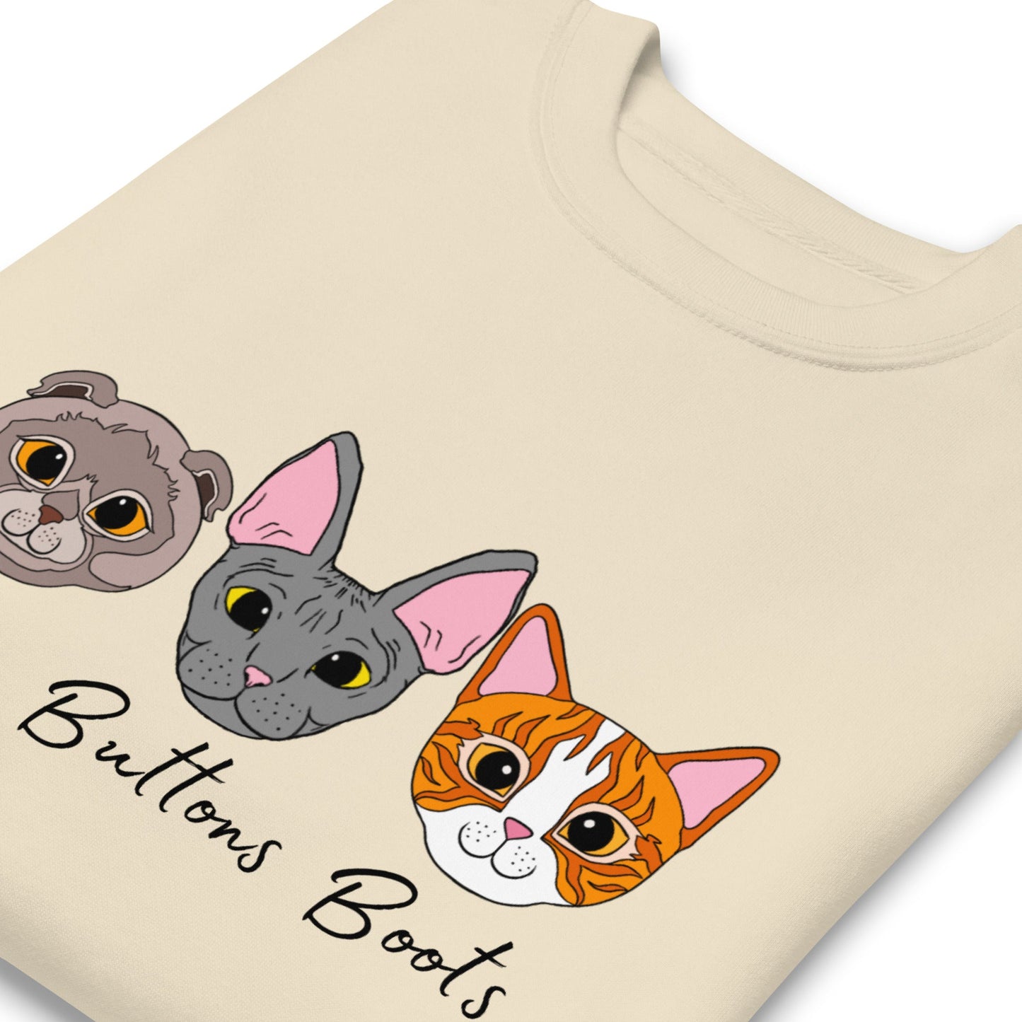 Custom Pet Portrait Sweatshirt | 40+ Dog & Cat Breeds | Eco-Friendly - Jessie's Art Shop