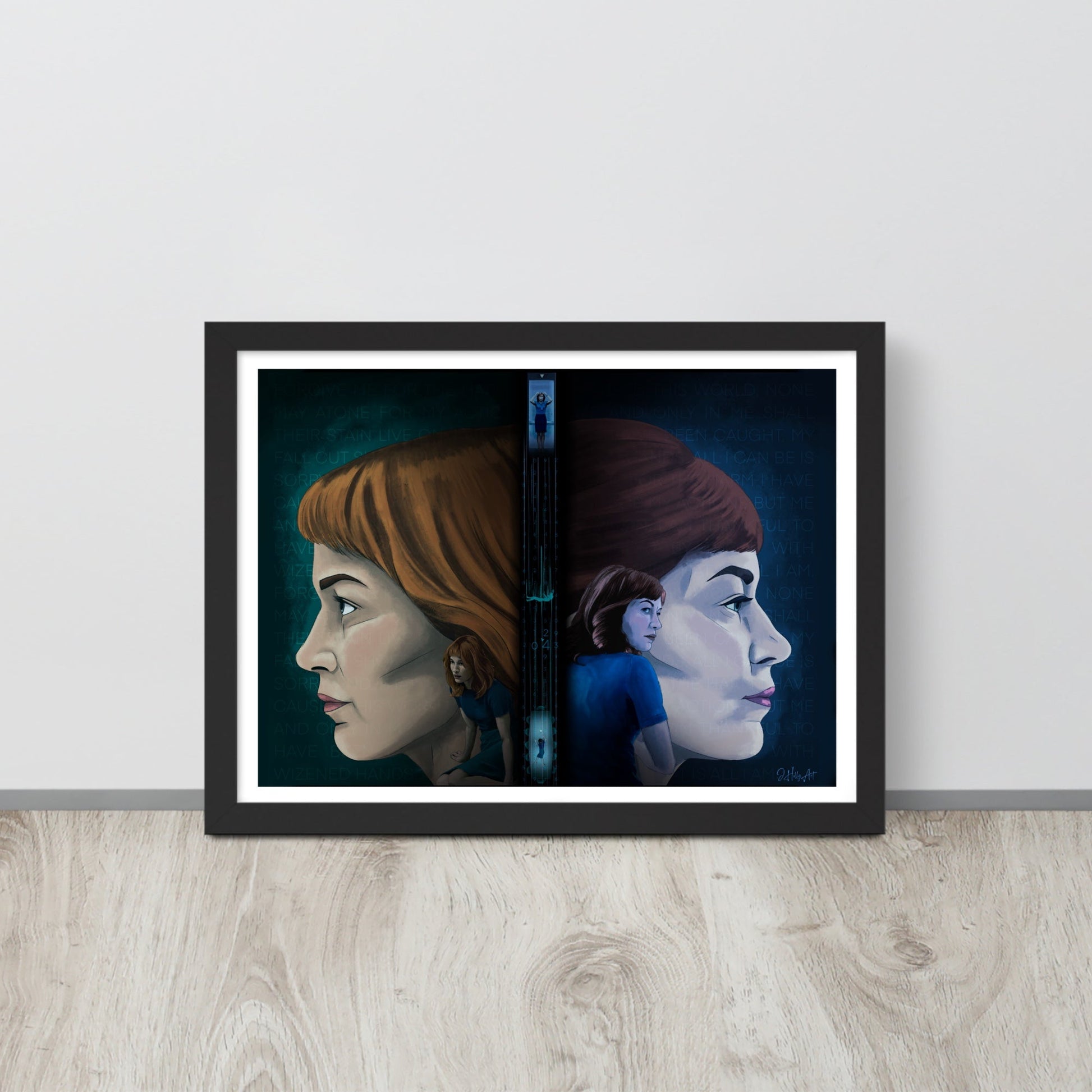 Hellyna | Helly R Helena Eagan Severance Art Print | JHollyArt Fan Art | Premium Poster - Jessie's Art Shop