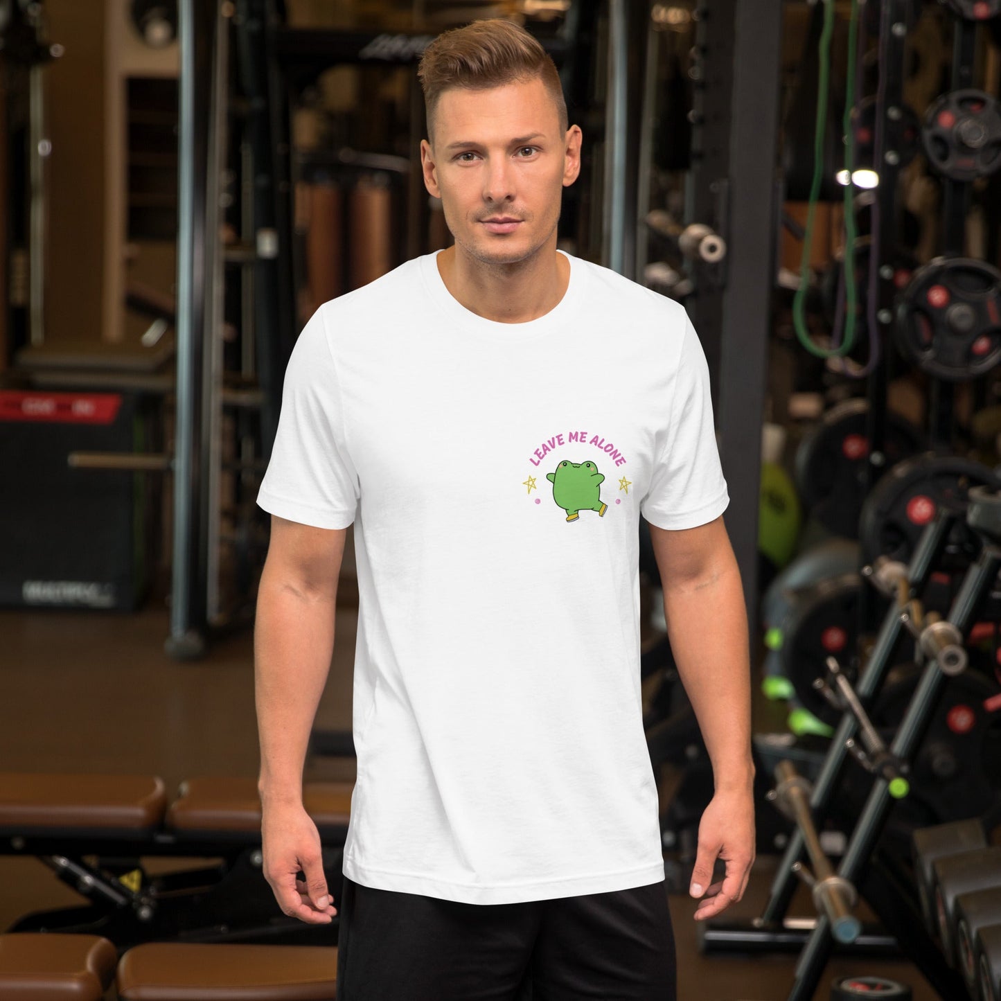 Leave Me Alone Funny frog T-shirt | Premium tee - Jessie's Art Shop