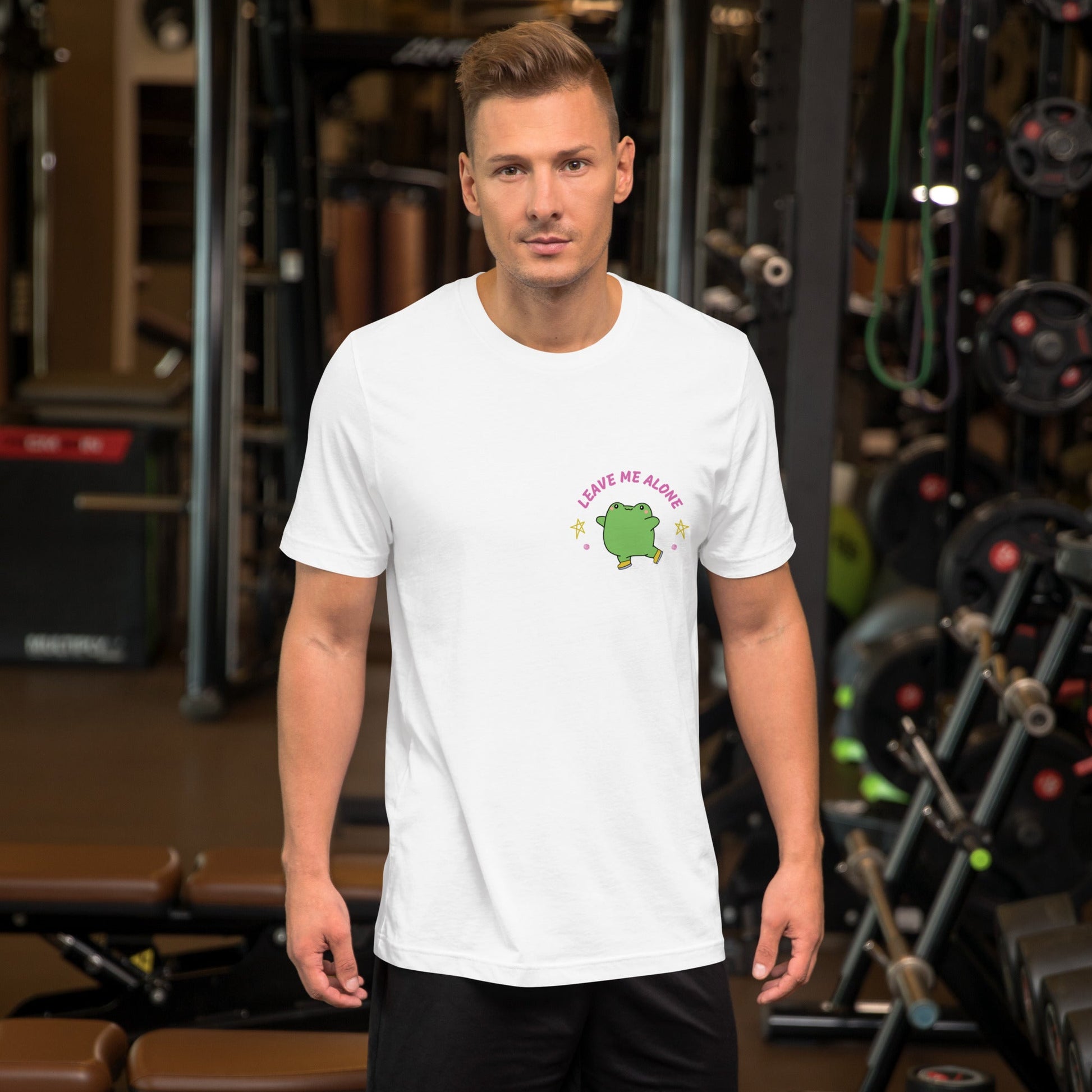 Leave Me Alone Funny frog T-shirt | Premium tee - Jessie's Art Shop