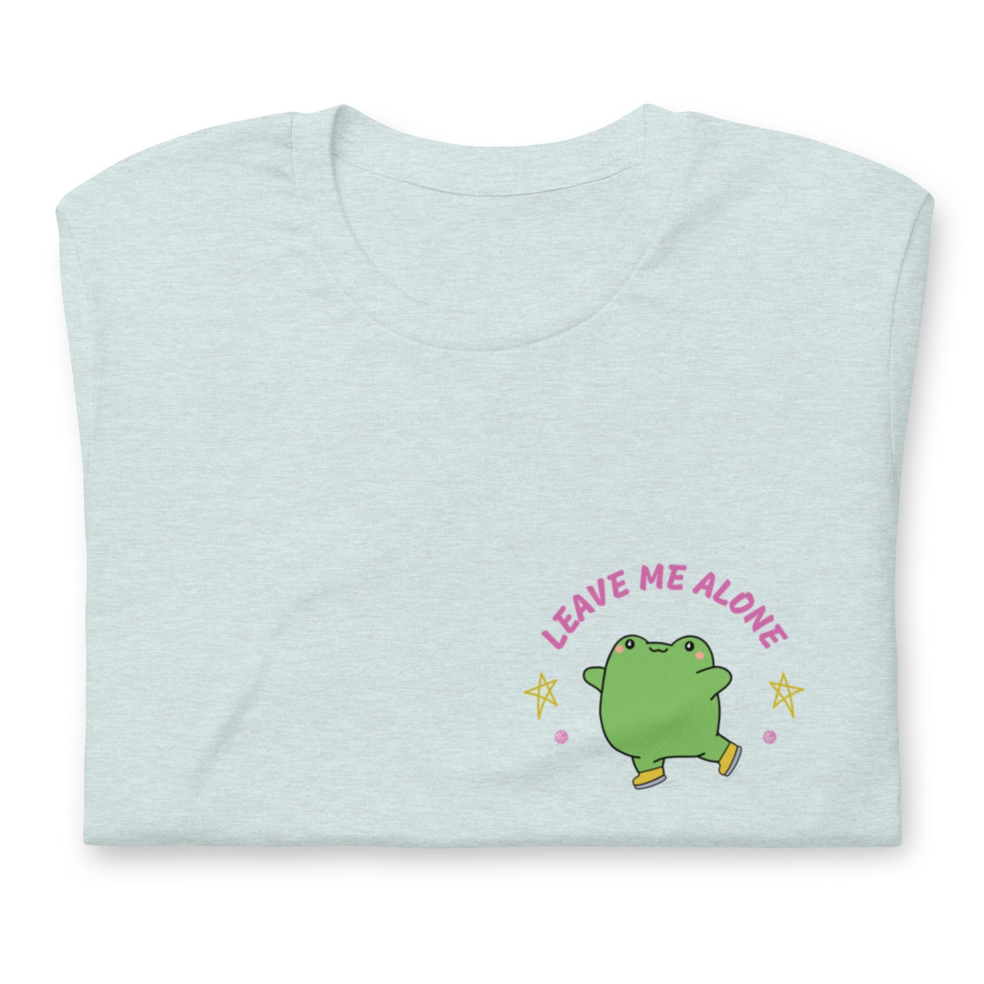 Leave Me Alone Funny frog T-shirt | Premium tee - Jessie's Art Shop