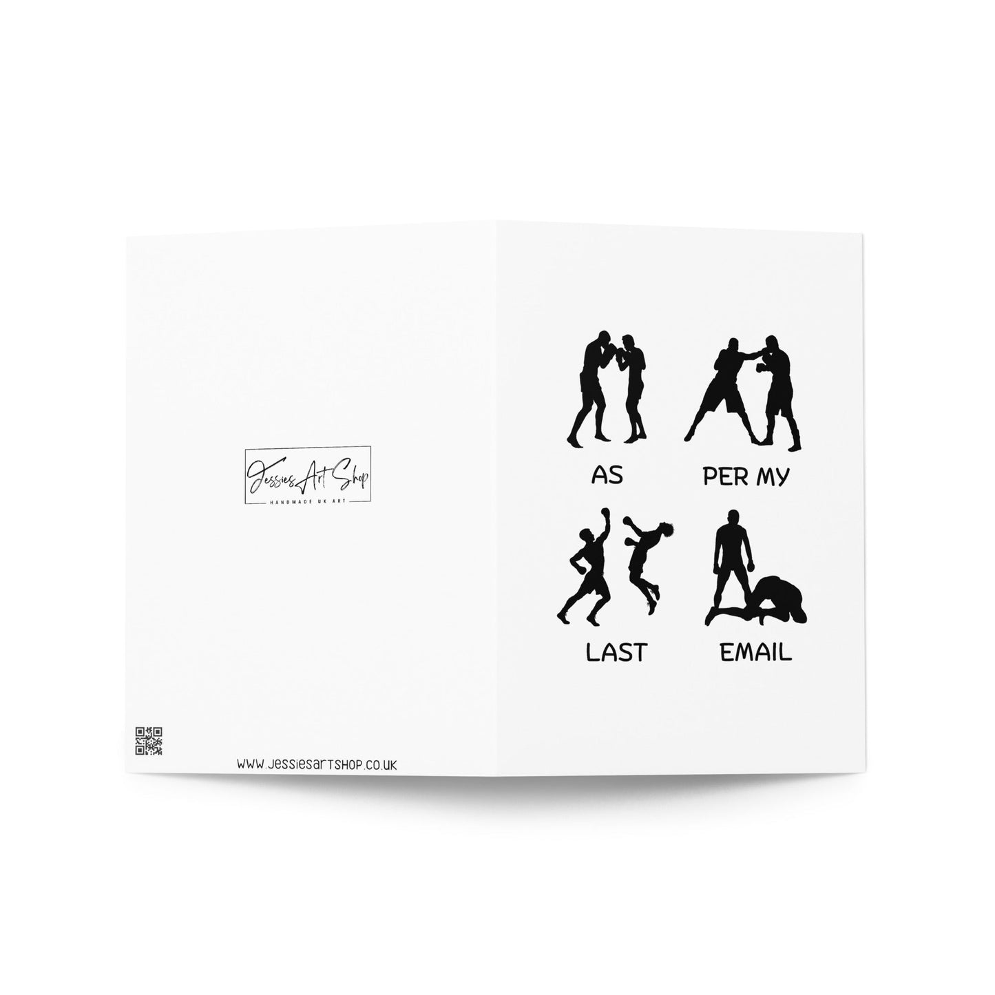 Office humour card | As Per My Last Email | Funny Large A5 card - Jessie's Art Shop
