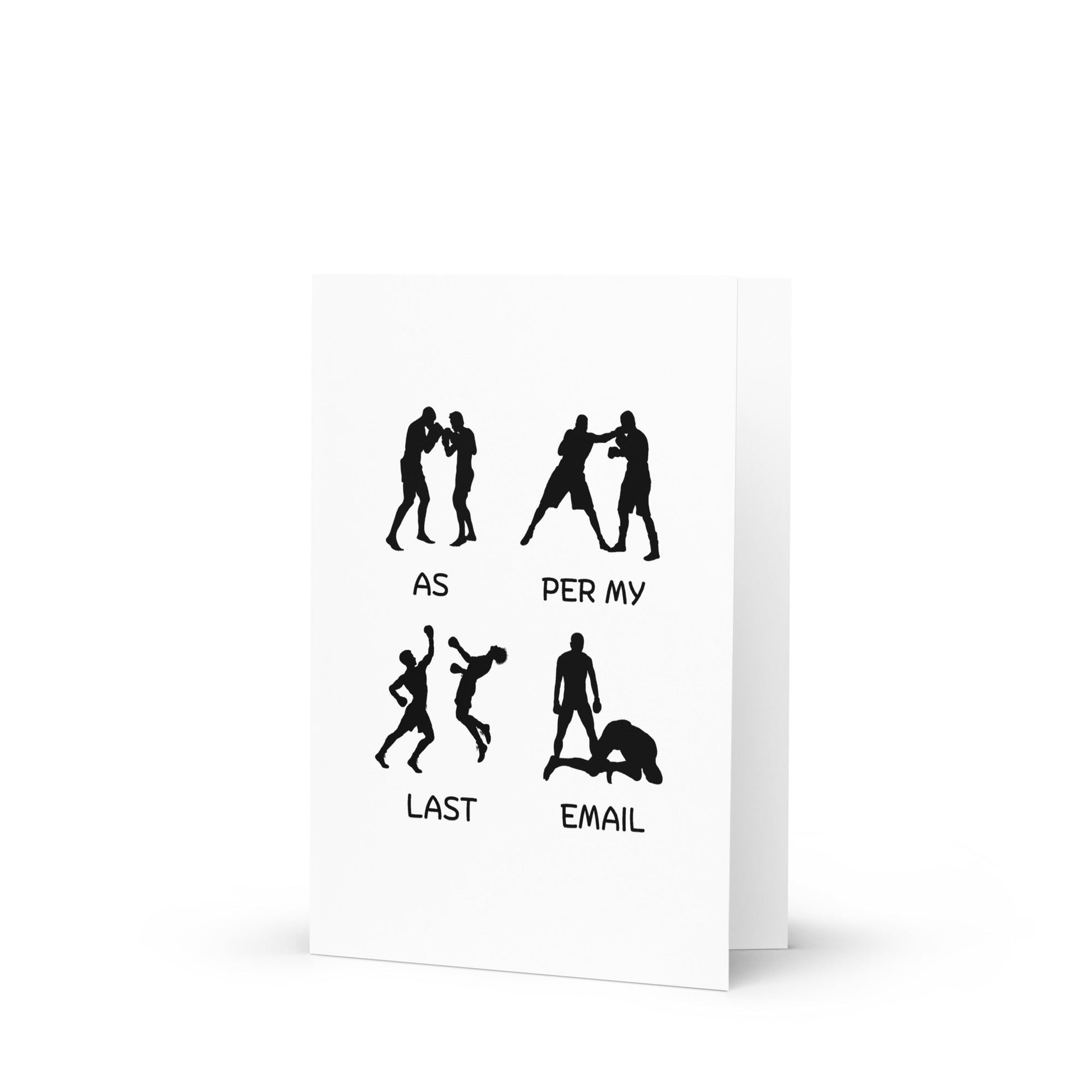 Office humour card | As Per My Last Email | Funny Large A5 card - Jessie's Art Shop