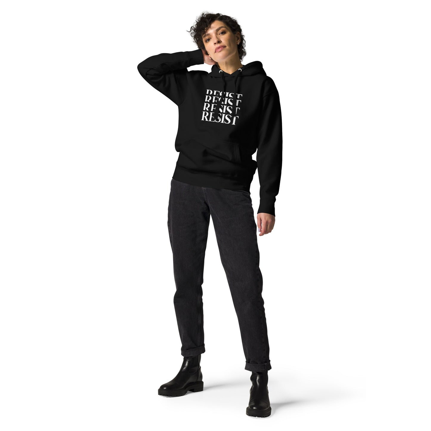 RESIST unisex hoodie | protest | political activism tee | premium quality eco-friendly top - Jessie's Art Shop