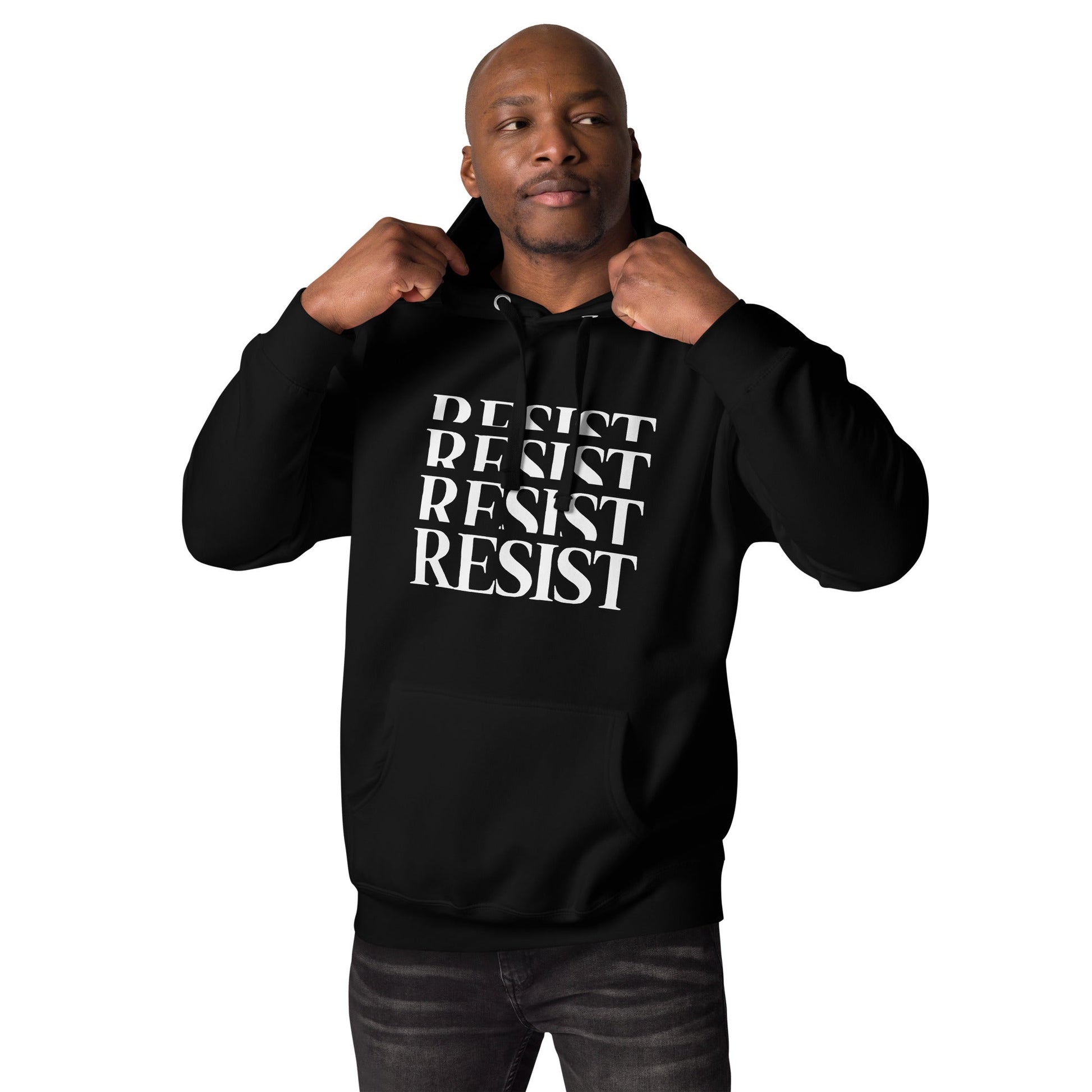 RESIST unisex hoodie | protest | political activism tee | premium quality eco-friendly top - Jessie's Art Shop