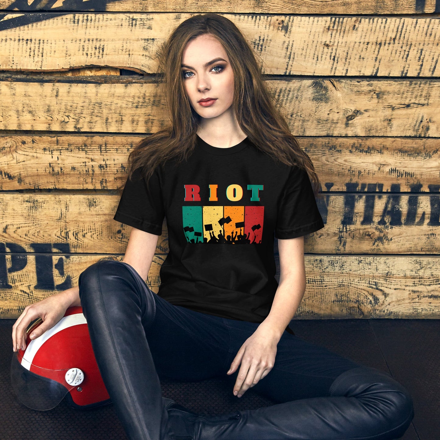 RIOT T-shirt | protest | political activism tee | premium quality eco-friendly top