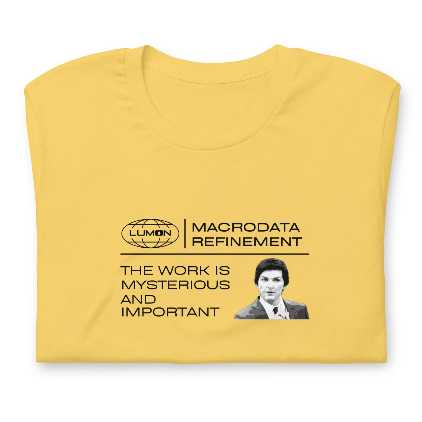 Mysterious and Important Severance T-shirt | Funny Mark S Quote | Premium tee