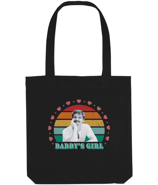 Daddy's girl tote bag | Pedro Pascal fan gift | eco friendly bag