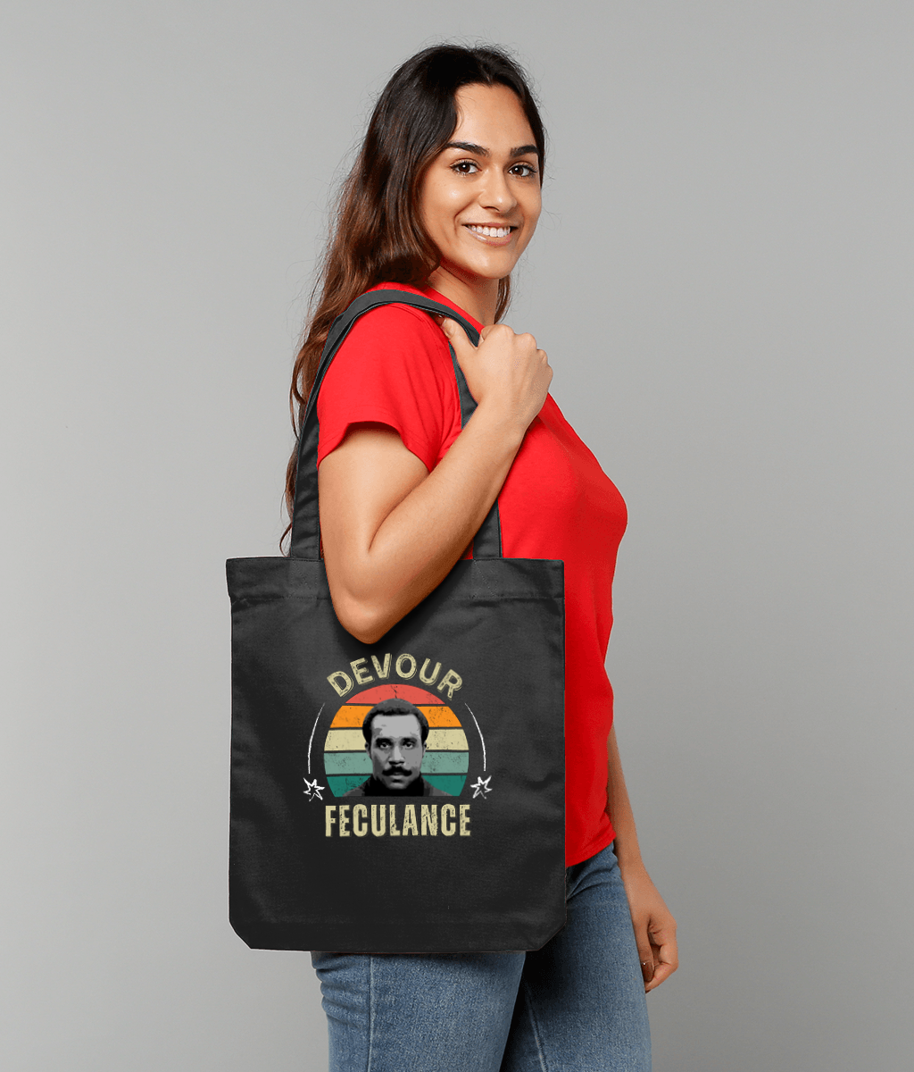 Devour feculence Severance tote bag | funny Mr Milchick quote | eco friendly bag