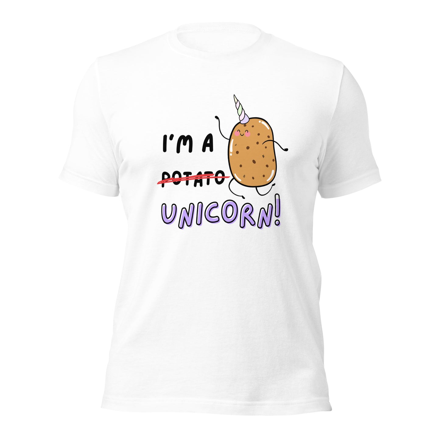 I'm a unicorn / potato T-shirt | premium quality eco-friendly tee