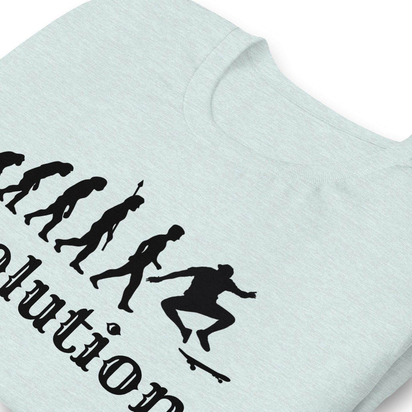 Skateboard Evolution T-Shirt | Skateboarder Design | Premium Eco Tee