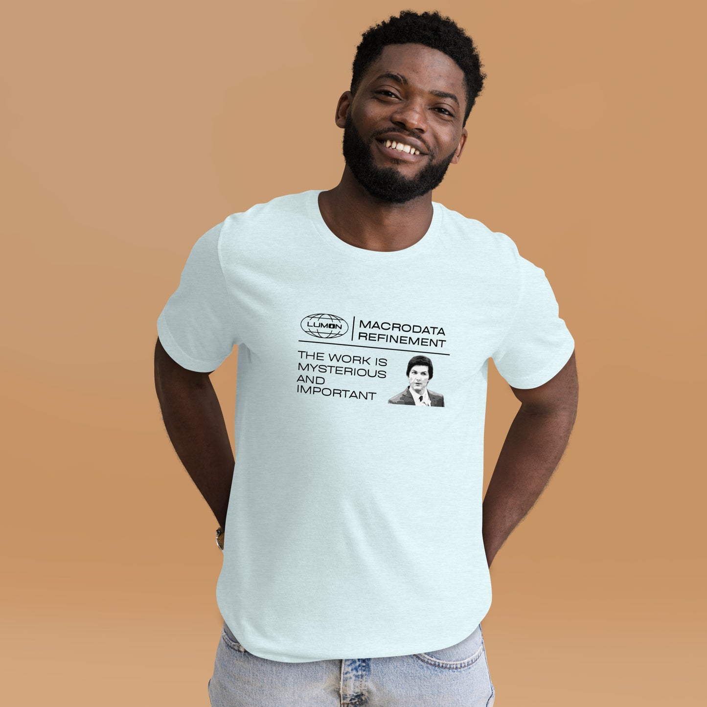 Mysterious and Important Severance T-shirt | Funny Mark S Quote | Premium tee