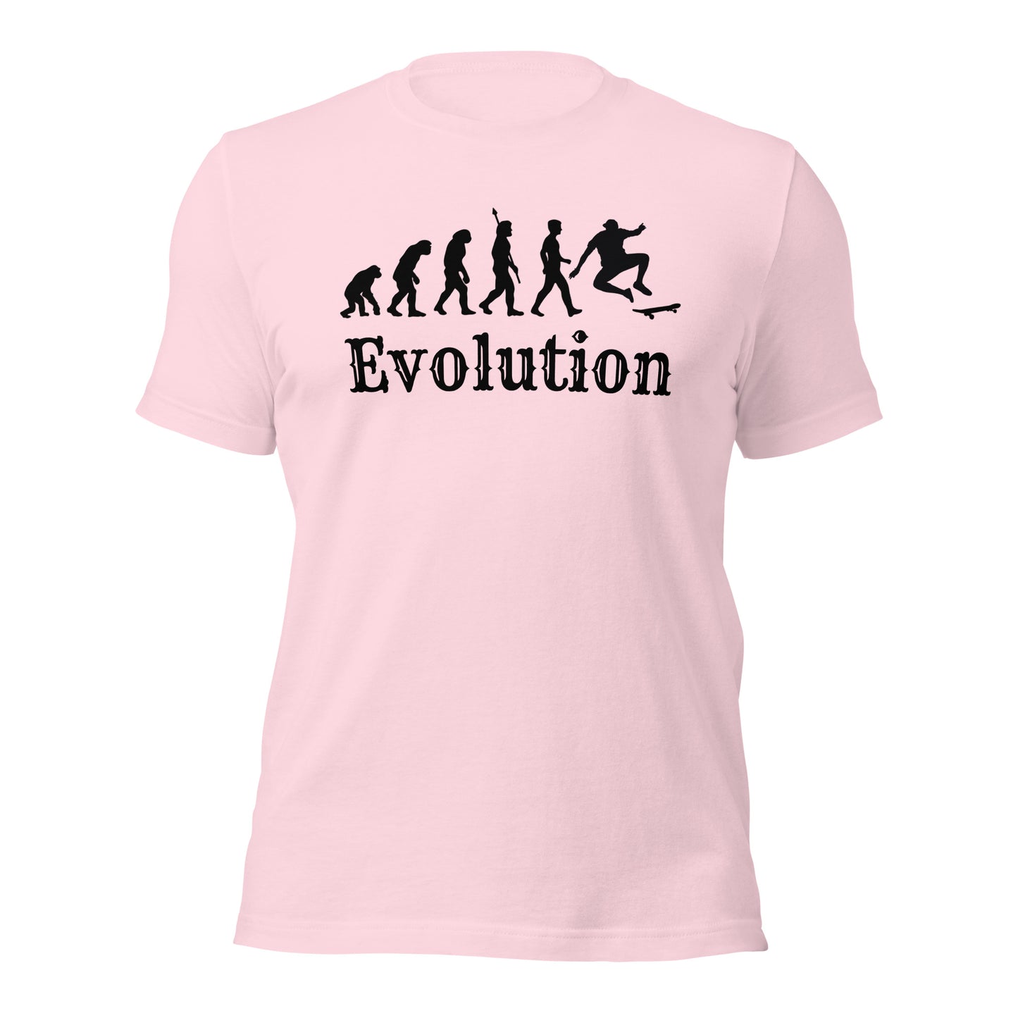 Skateboard Evolution T-Shirt | Skateboarder Design | Premium Eco Tee