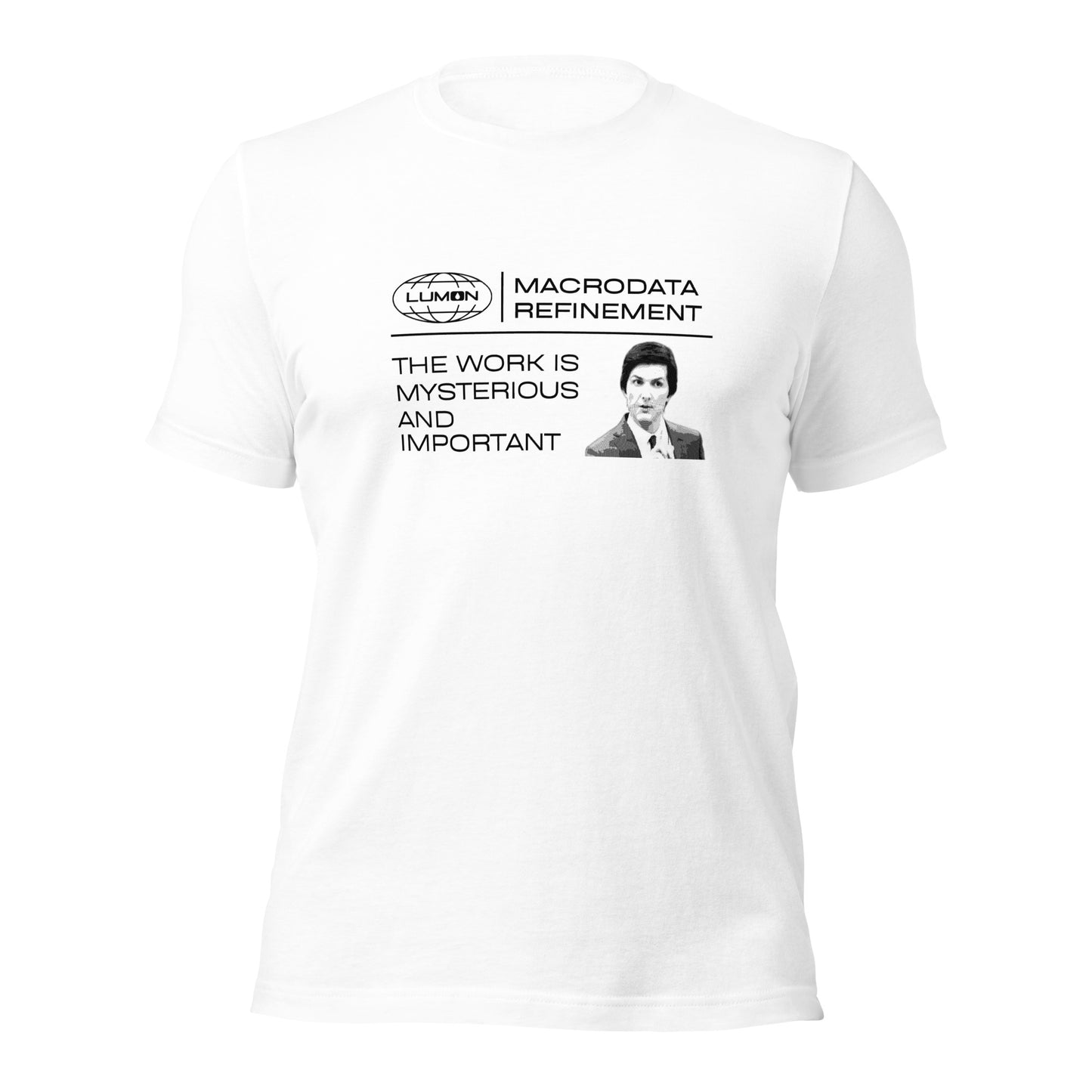 Mysterious and Important Severance T-shirt | Funny Mark S Quote | Premium tee
