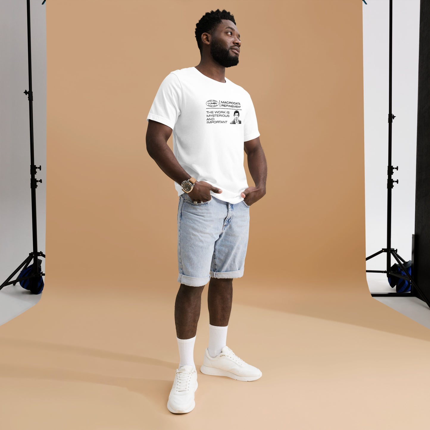 Mysterious and Important Severance T-shirt | Funny Mark S Quote | Premium tee