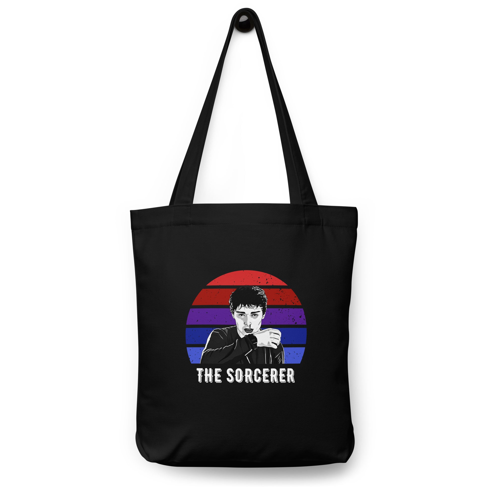 Will Byers Stranger Things Tote Bag | Black. Season 5 episode 4 merch. Will with powers looking hot after wiping the blood away from his nosebleed