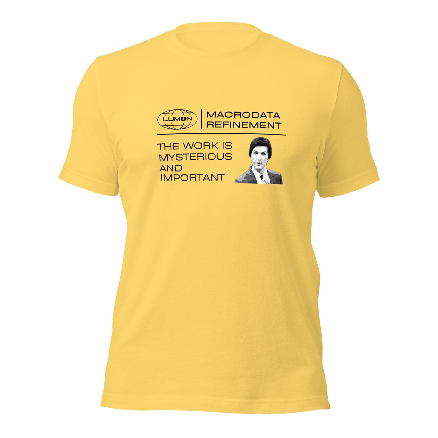 Mysterious and Important Severance T-shirt | Funny Mark S Quote | Premium tee