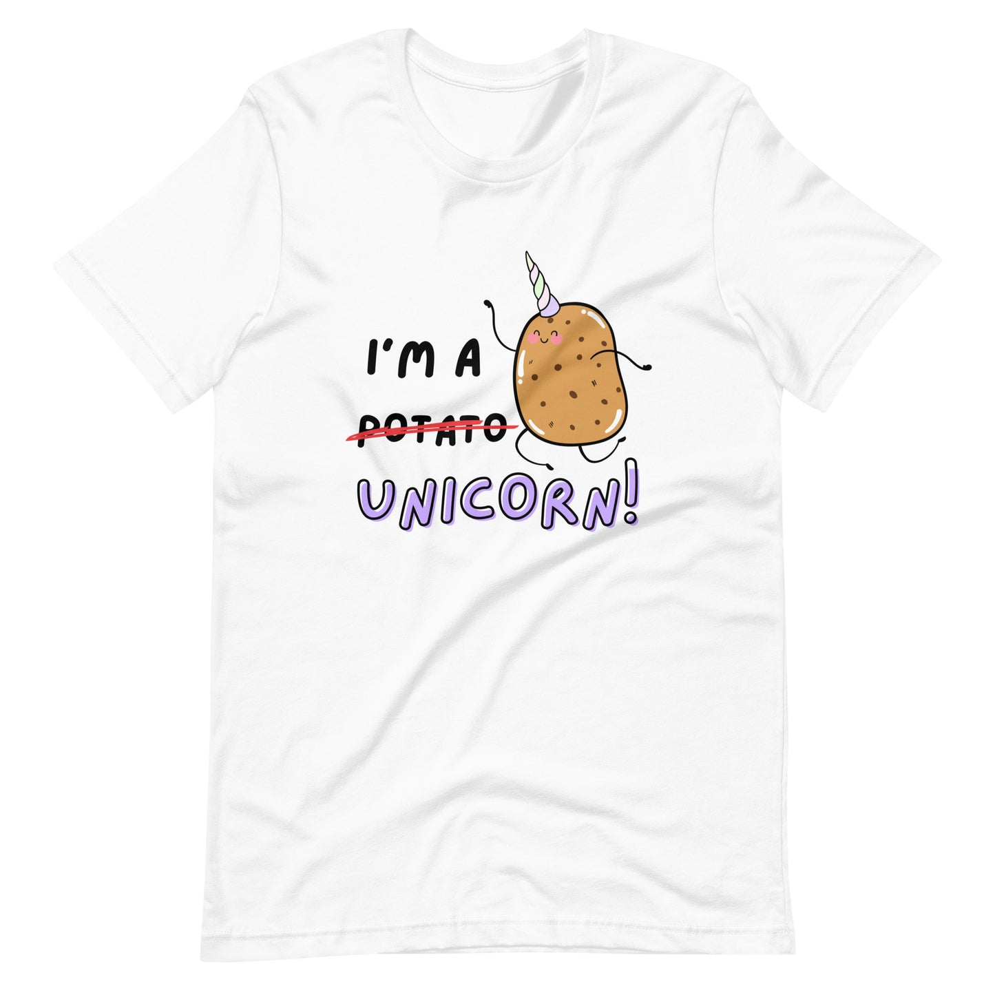 I'm a unicorn / potato T-shirt | premium quality eco-friendly tee