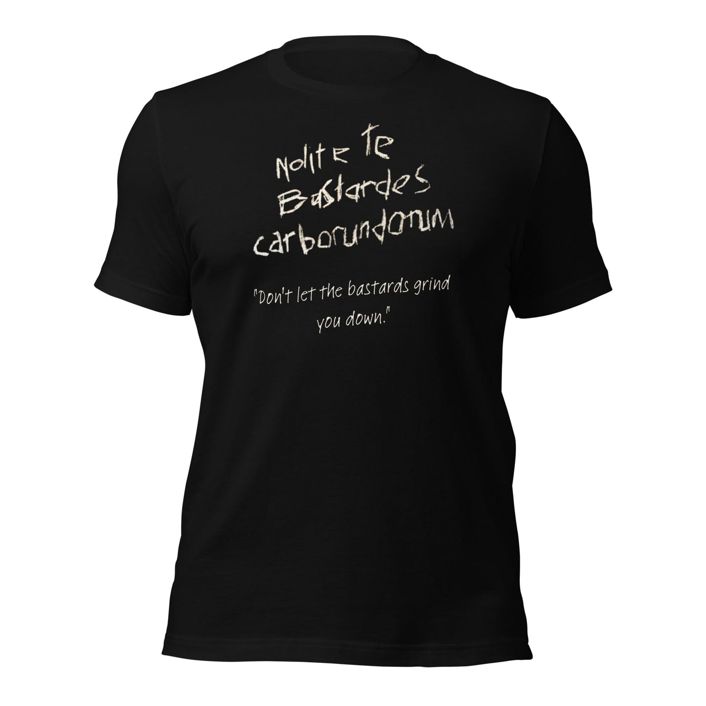 The Handmaid's Tale T-shirt | June Osborne | Latin Quote | Don't let the bastards grind you down | Premium tee - Jessie's Art Shop