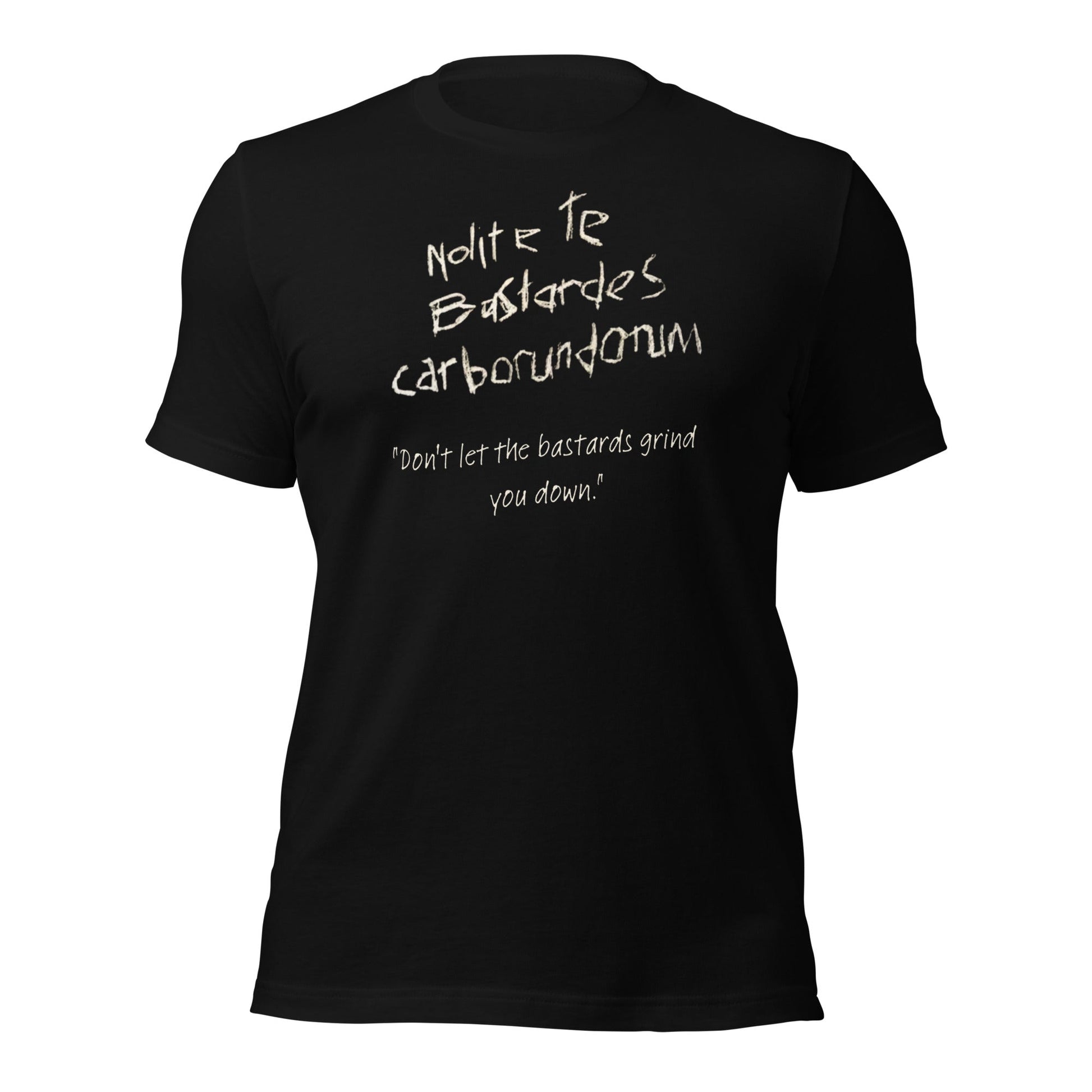The Handmaid's Tale T-shirt | June Osborne | Latin Quote | Don't let the bastards grind you down | Premium tee - Jessie's Art Shop