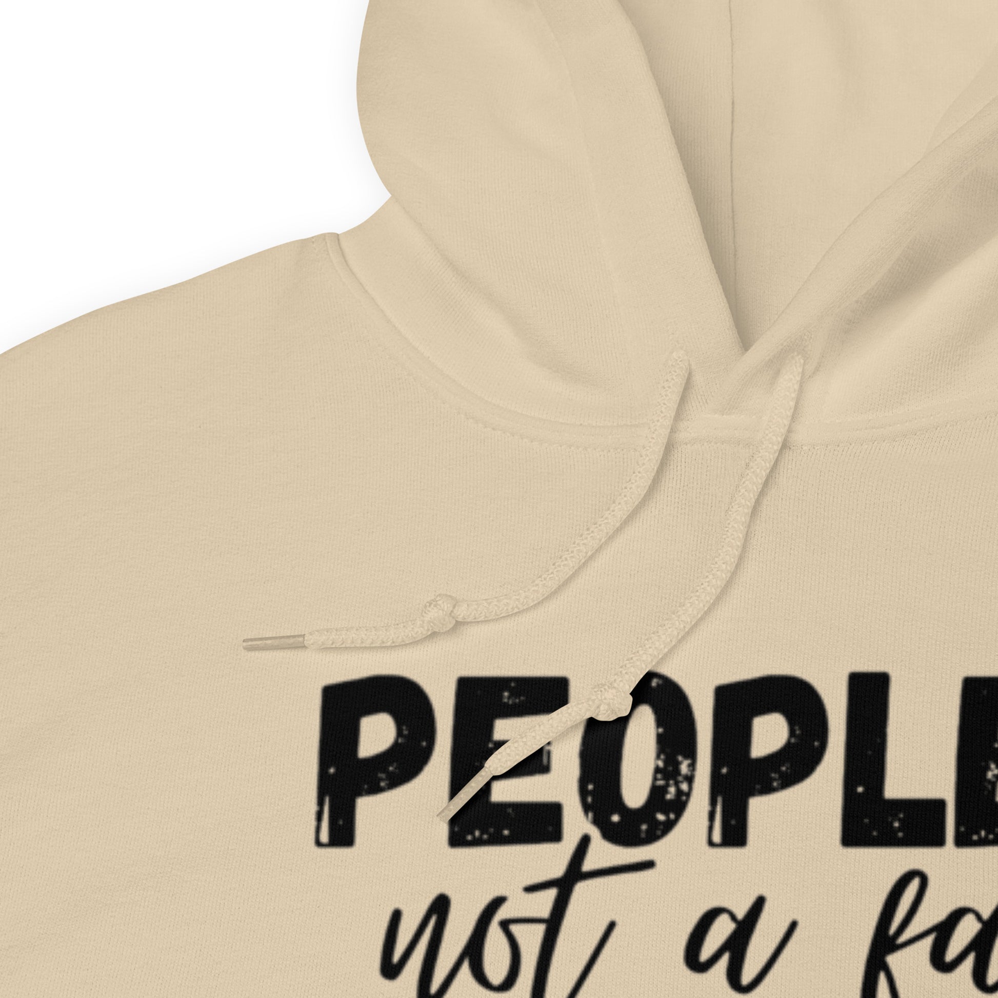 People? Not a fan Hoodie | Funny Eco friendly sustainable clothing - Jessie's Art Shop