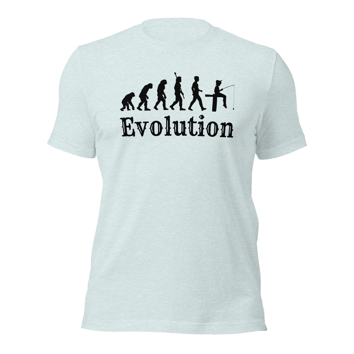 Fishing Evolution T-Shirt | Fisherman Design | Premium Eco Tee - Jessie's Art Shop