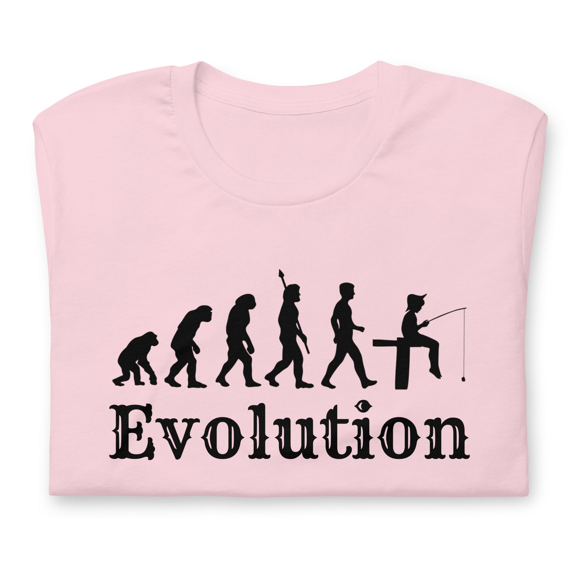 Fishing Evolution T-Shirt | Fisherman Design | Premium Eco Tee - Jessie's Art Shop