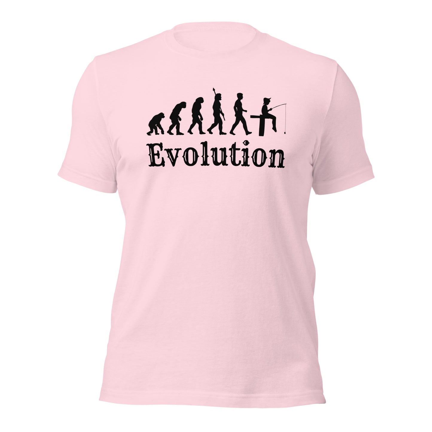 Fishing Evolution T-Shirt | Fisherman Design | Premium Eco Tee - Jessie's Art Shop