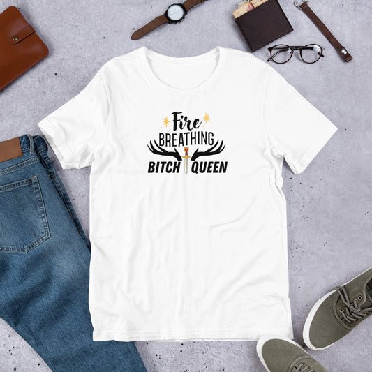 Fire breathing Bitch Queen Unisex T-shirt | Throne of Glass merch | Premium tee